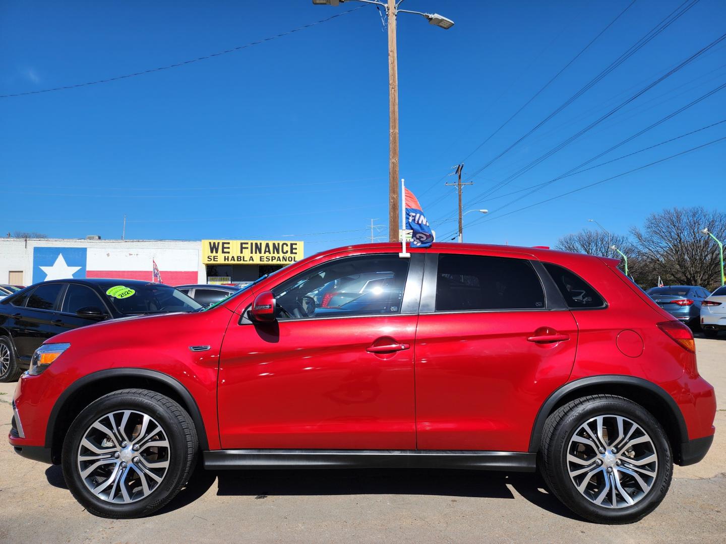 2018 RED Mitsubishi Outlander Sport ES (JA4AP3AU2JZ) with an 2.0L L4 DOHC 16V engine, CVT transmission, located at 2660 S.Garland Avenue, Garland, TX, 75041, (469) 298-3118, 32.885387, -96.656776 - Welcome to DallasAutos4Less, one of the Premier BUY HERE PAY HERE Dealers in the North Dallas Area. We specialize in financing to people with NO CREDIT or BAD CREDIT. We need proof of income, proof of residence, and a ID. Come buy your new car from us today!! This is a Very clean 2018 MITSUBISHI OU - Photo#6